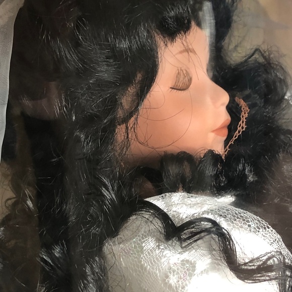 Collectible Memories Porcelain Monica Doll 12” Bisque Praying - Picture 6 of 8